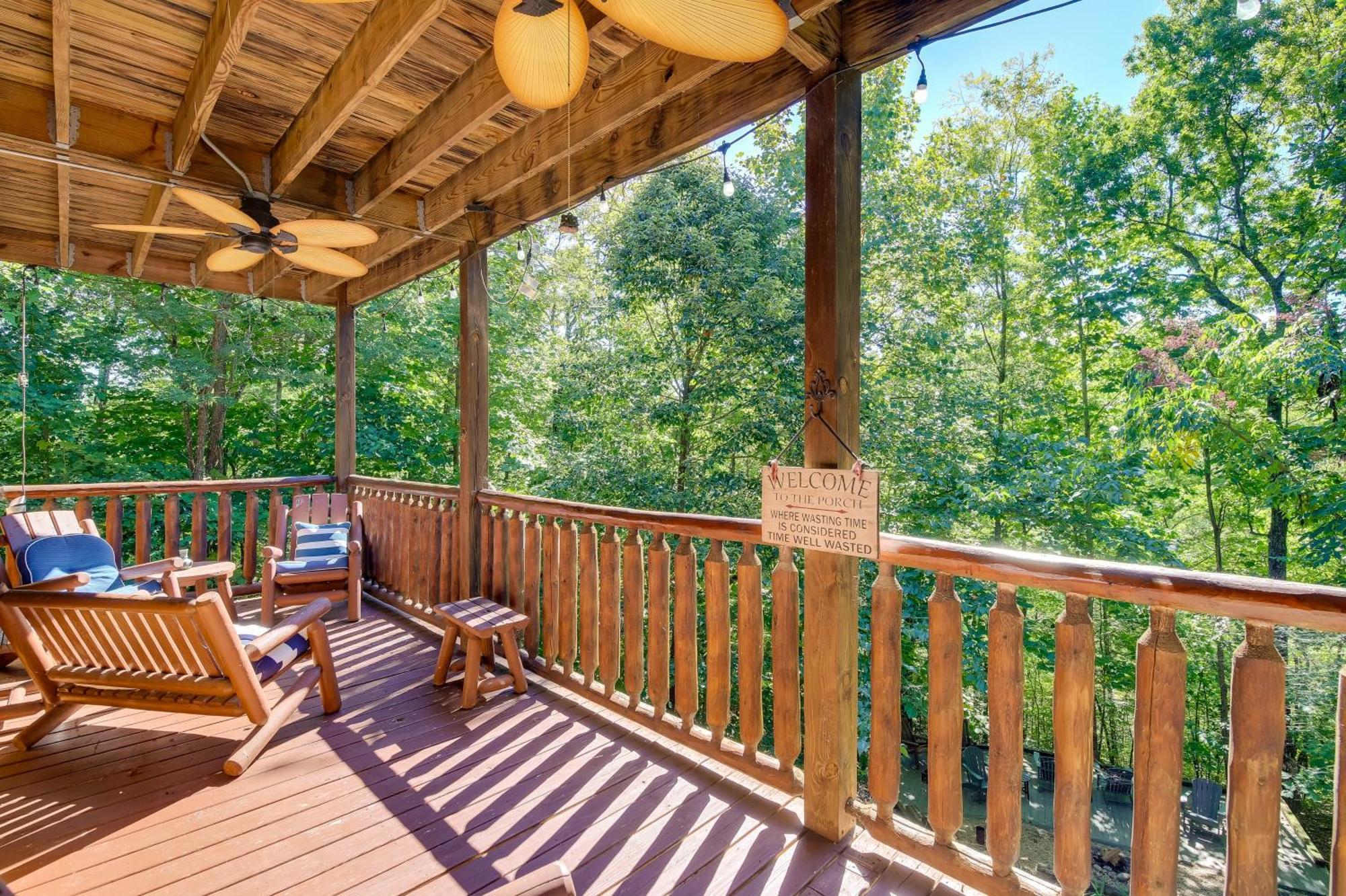 Secluded And Wooded Wears Valley Cabin With Fire Pit! Sevierville Exteriér fotografie